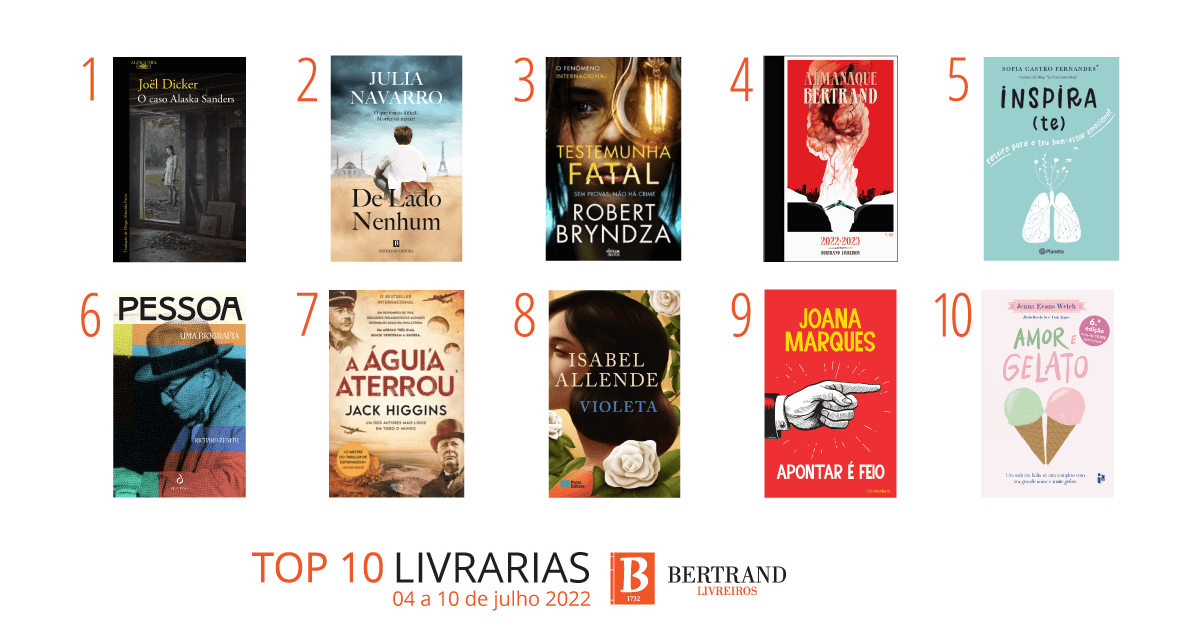 Bertrand Top 10 - 4 a 10 de julho
